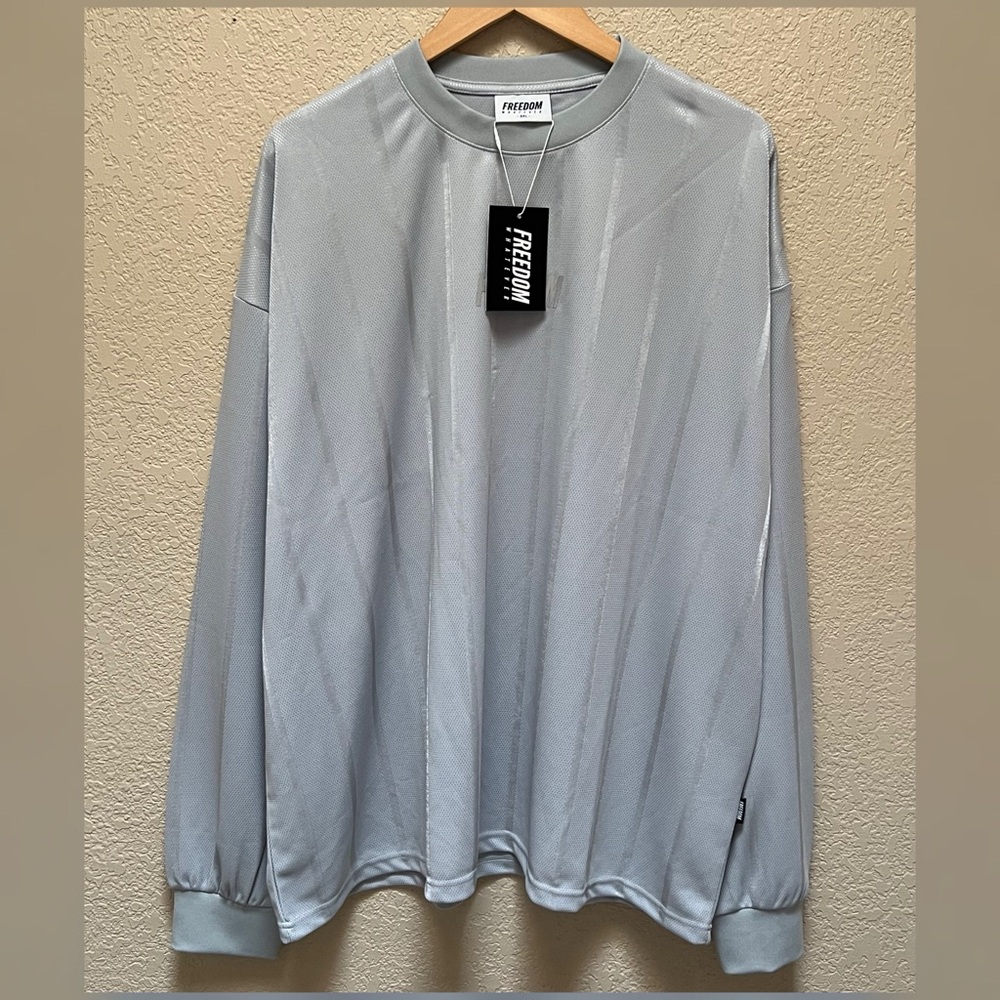 Freedom Brand Logo Coated Mesh Long Sleeve Shirt Men -Size 3XL